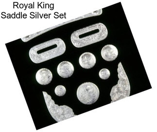 Royal King Saddle Silver Set