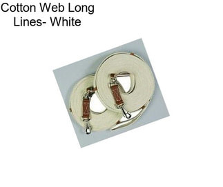 Cotton Web Long Lines- White