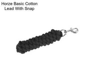 Horze Basic Cotton Lead With Snap