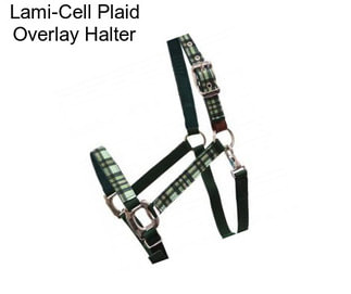 Lami-Cell Plaid Overlay Halter