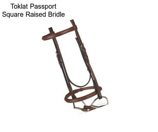 Toklat Passport Square Raised Bridle