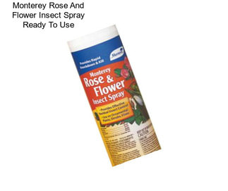 Monterey Rose And Flower Insect Spray Ready To Use