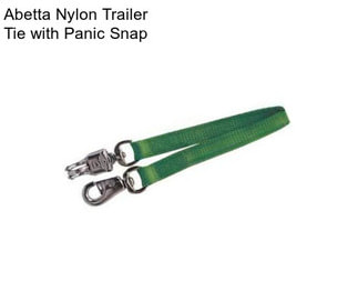 Abetta Nylon Trailer Tie with Panic Snap