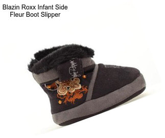 Blazin Roxx Infant Side Fleur Boot Slipper