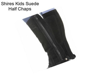 Shires Kids Suede Half Chaps