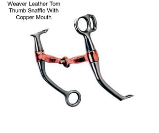 Weaver Leather Tom Thumb Snaffle With Copper Mouth