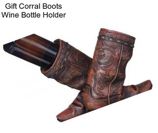 Gift Corral Boots Wine Bottle Holder