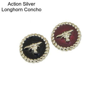 Action Silver Longhorn Concho