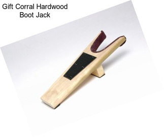 Gift Corral Hardwood Boot Jack