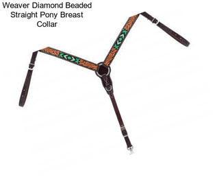 Weaver Diamond Beaded Straight Pony Breast Collar