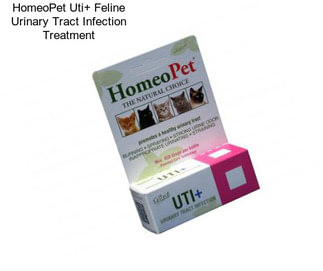HomeoPet Uti+ Feline Urinary Tract Infection Treatment