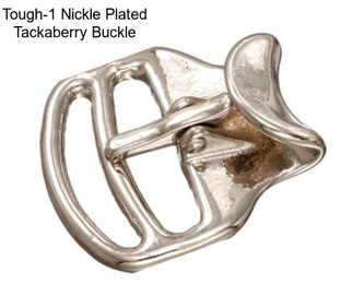 Tough-1 Nickle Plated Tackaberry Buckle