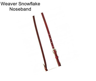 Weaver Snowflake Noseband