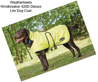 Weatherbeeta Windbreaker 420D Deluxe Lite Dog Coat