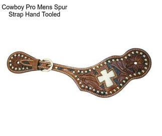 Cowboy Pro Mens Spur Strap Hand Tooled