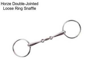 Horze Double-Jointed Loose Ring Snaffle