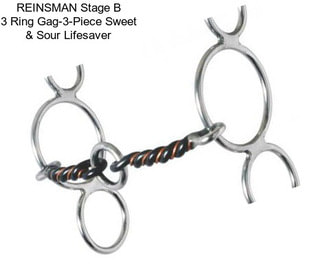 REINSMAN Stage B 3 Ring Gag-3-Piece Sweet & Sour Lifesaver