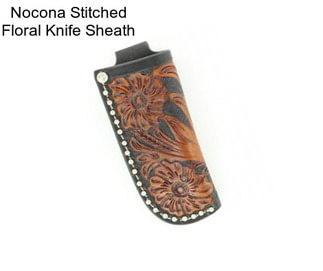 Nocona Stitched Floral Knife Sheath