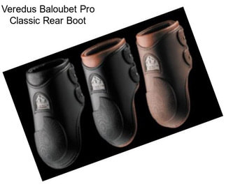 Veredus Baloubet Pro Classic Rear Boot