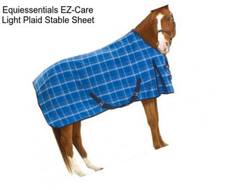 Equiessentials EZ-Care Light Plaid Stable Sheet