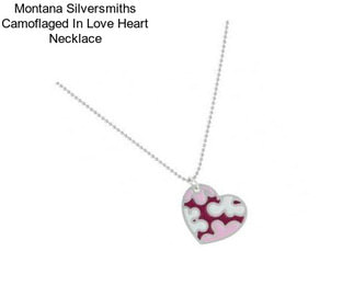 Montana Silversmiths Camoflaged In Love Heart Necklace