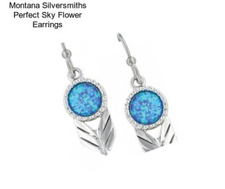 Montana Silversmiths Perfect Sky Flower Earrings