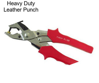 Heavy Duty Leather Punch