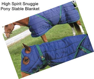 High Spirit Snuggie Pony Stable Blanket