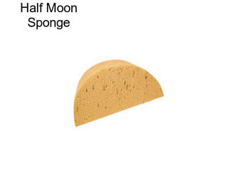 Half Moon Sponge