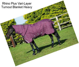 Rhino Plus Vari-Layer Turnout Blanket Heavy