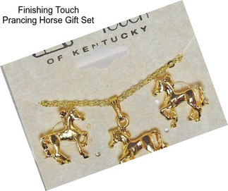 Finishing Touch Prancing Horse Gift Set