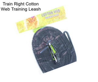 Train Right Cotton Web Training Leash