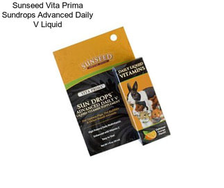 Sunseed Vita Prima Sundrops Advanced Daily V Liquid