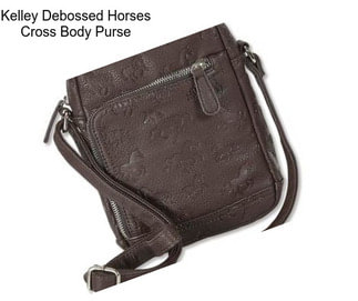 Kelley Debossed Horses Cross Body Purse