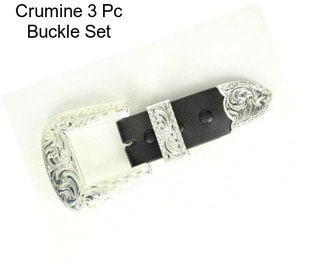 Crumine 3 Pc Buckle Set