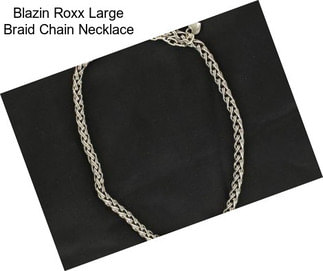 Blazin Roxx Large Braid Chain Necklace