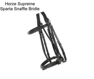 Horze Supreme Sparta Snaffle Bridle