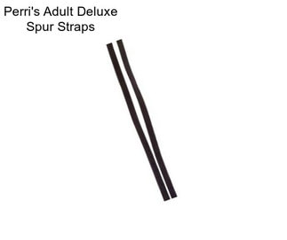 Perri\'s Adult Deluxe Spur Straps