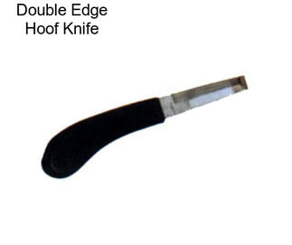 Double Edge Hoof Knife