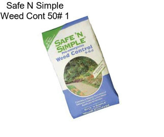 Safe N Simple Weed Cont 50# 1