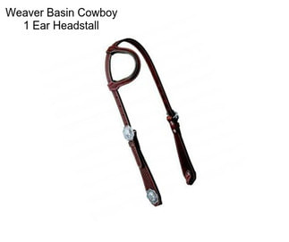 Weaver Basin Cowboy 1 Ear Headstall