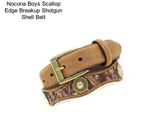 Nocona Boys Scallop Edge Breakup Shotgun Shell Belt