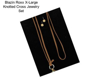 Blazin Roxx X-Large Knotted Cross Jewelry Set