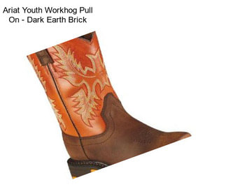 Ariat Youth Workhog Pull On - Dark Earth Brick