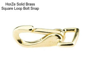 HorZe Solid Brass Square Loop Bolt Snap