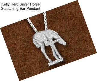 Kelly Herd Silver Horse Scratching Ear Pendant