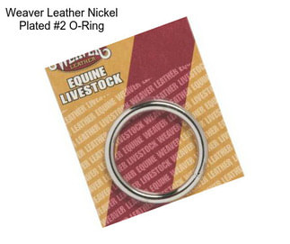 Weaver Leather Nickel Plated #2 O-Ring