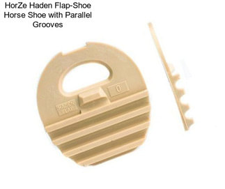 HorZe Haden Flap-Shoe Horse Shoe with Parallel Grooves