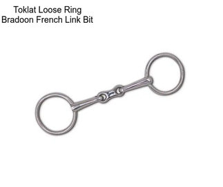 Toklat Loose Ring Bradoon French Link Bit