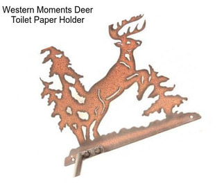 Western Moments Deer Toilet Paper Holder